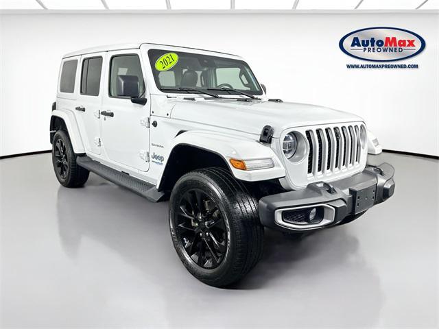 used 2021 Jeep Wrangler Unlimited 4xe car, priced at $30,500