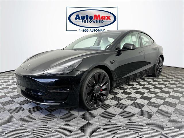 used 2021 Tesla Model 3 car, priced at $29,500