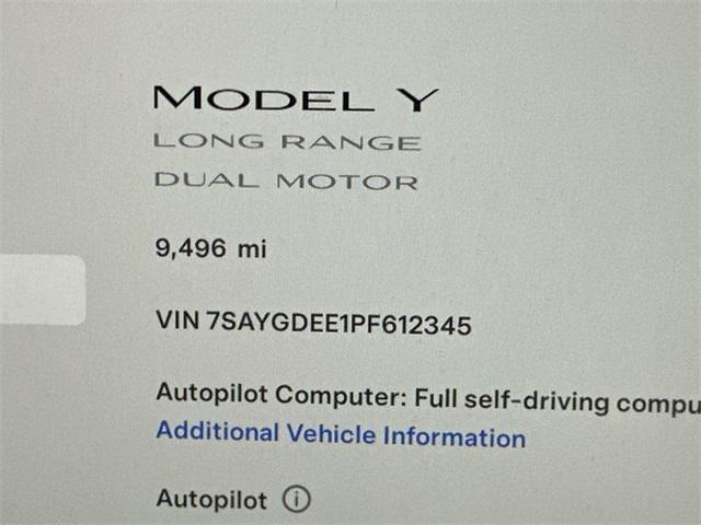 used 2023 Tesla Model Y car, priced at $38,000