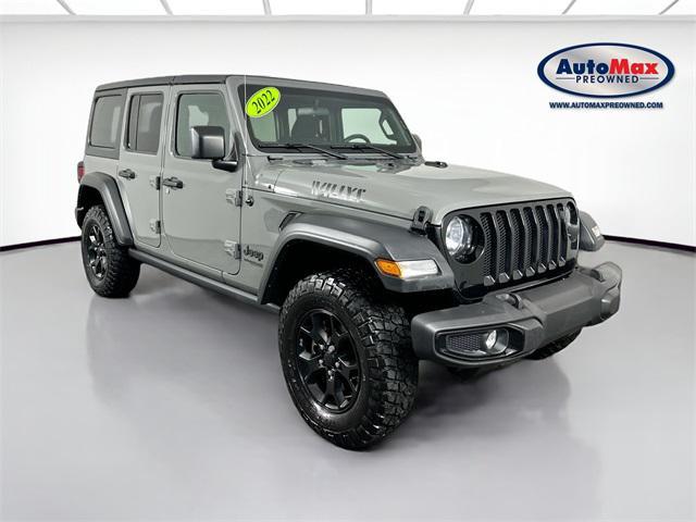 used 2022 Jeep Wrangler Unlimited car, priced at $34,000