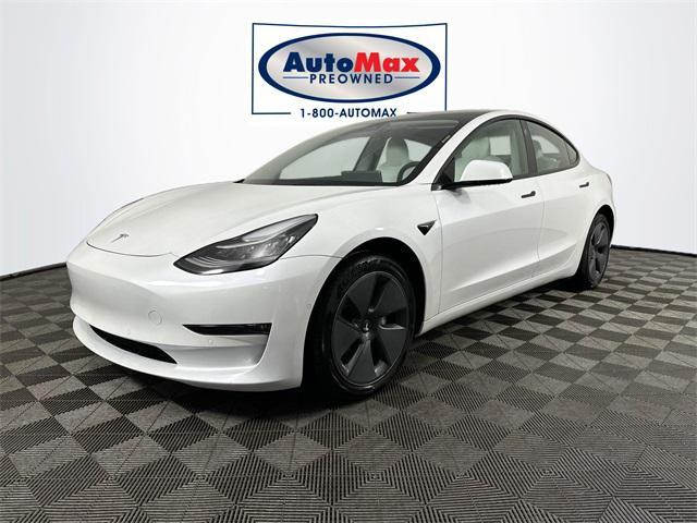 used 2022 Tesla Model 3 car, priced at $30,999