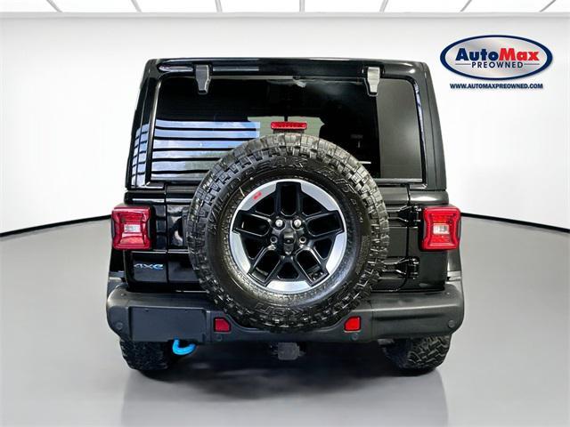 used 2022 Jeep Wrangler Unlimited 4xe car, priced at $34,500