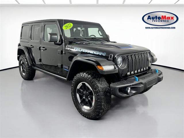 used 2022 Jeep Wrangler Unlimited 4xe car, priced at $34,500