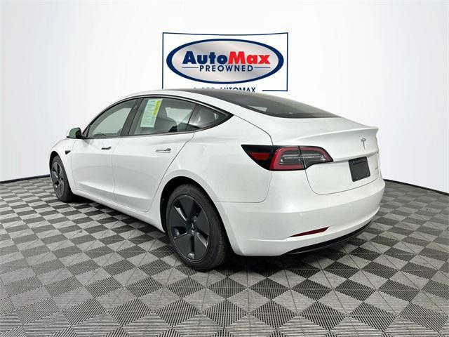 used 2022 Tesla Model 3 car, priced at $30,500