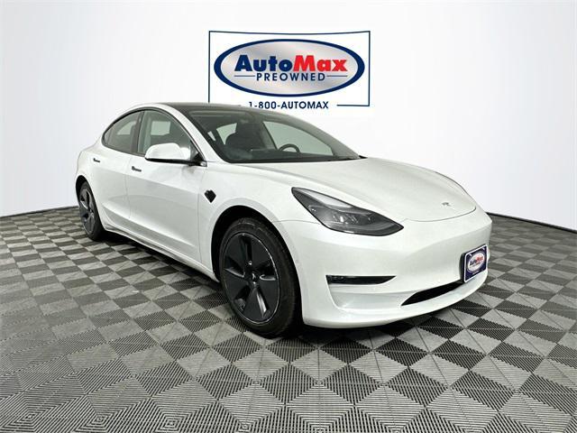 used 2022 Tesla Model 3 car, priced at $30,500