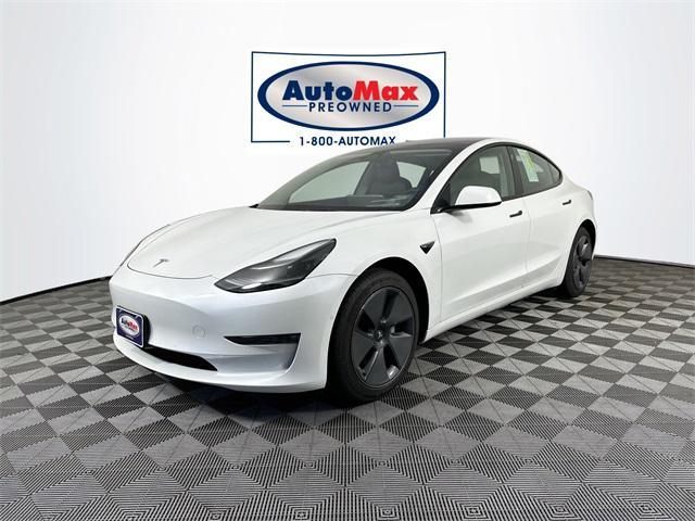 used 2022 Tesla Model 3 car, priced at $30,500