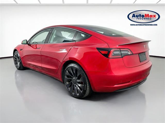 used 2023 Tesla Model 3 car, priced at $33,000