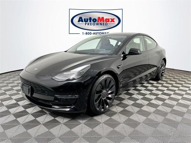 used 2022 Tesla Model 3 car, priced at $31,000