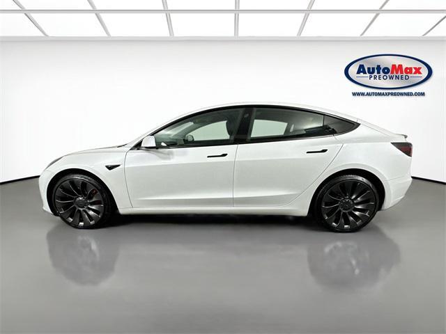 used 2023 Tesla Model 3 car, priced at $32,500