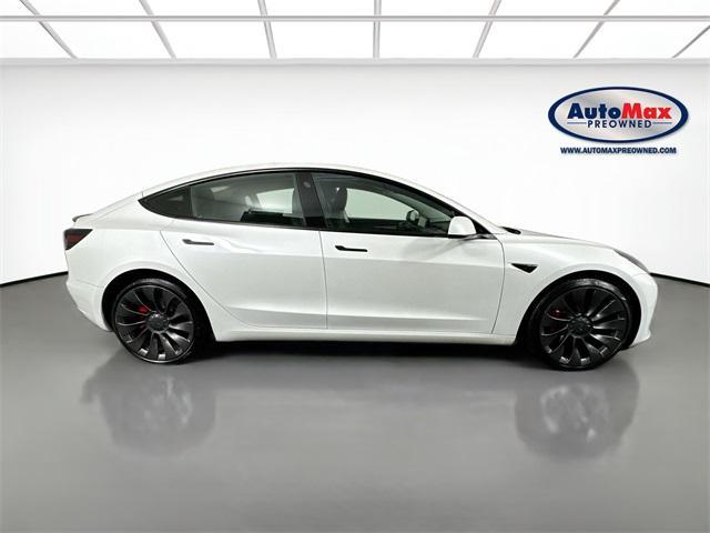 used 2023 Tesla Model 3 car, priced at $32,500