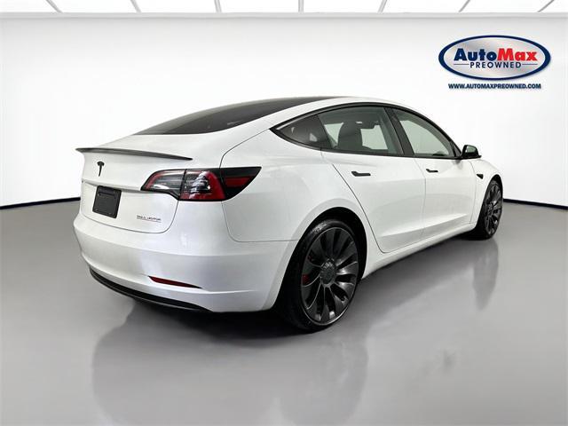 used 2023 Tesla Model 3 car, priced at $32,500