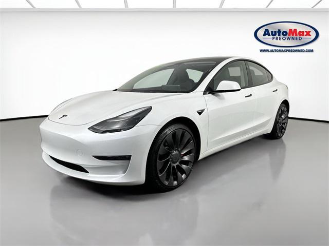 used 2023 Tesla Model 3 car, priced at $32,500