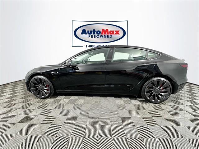 used 2022 Tesla Model 3 car, priced at $31,500