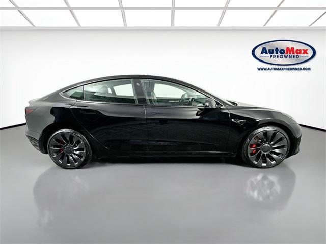 used 2022 Tesla Model 3 car, priced at $29,500