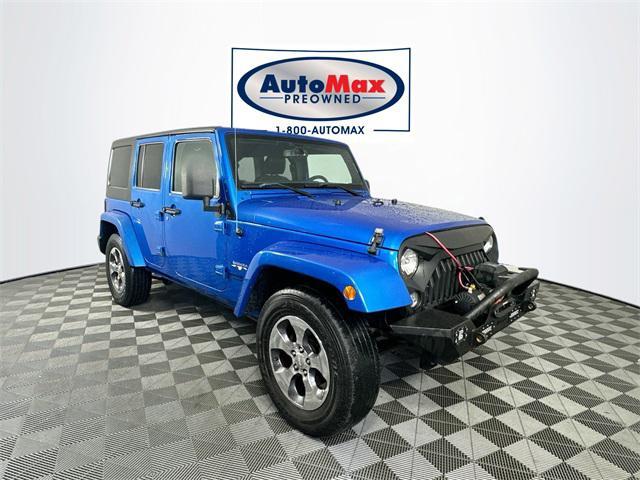 used 2016 Jeep Wrangler Unlimited car, priced at $16,500