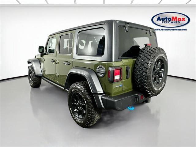 used 2023 Jeep Wrangler 4xe car, priced at $34,500