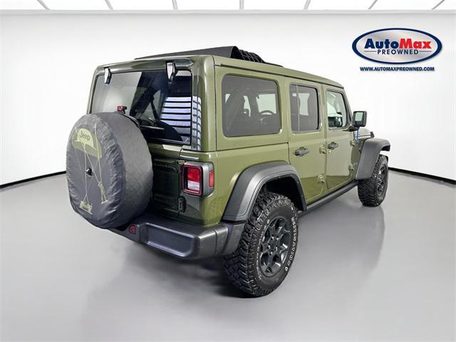 used 2023 Jeep Wrangler 4xe car, priced at $35,500