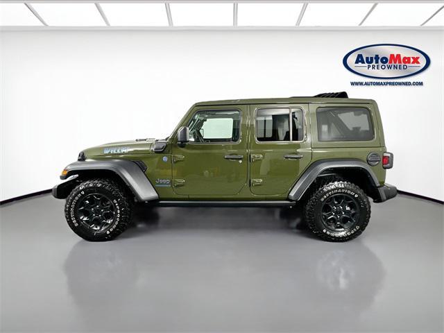 used 2023 Jeep Wrangler 4xe car, priced at $35,500