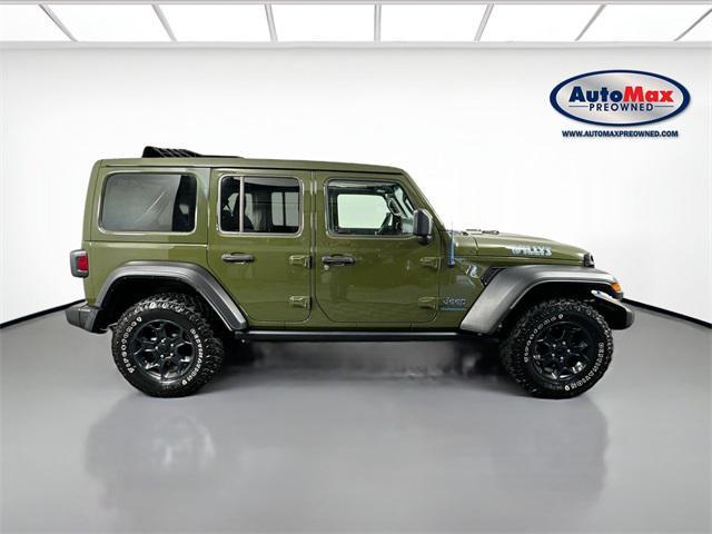 used 2023 Jeep Wrangler 4xe car, priced at $35,500