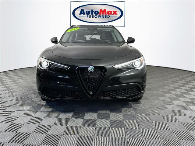 used 2021 Alfa Romeo Stelvio car, priced at $28,000