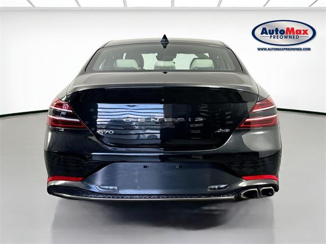 used 2023 Genesis G70 car, priced at $29,000