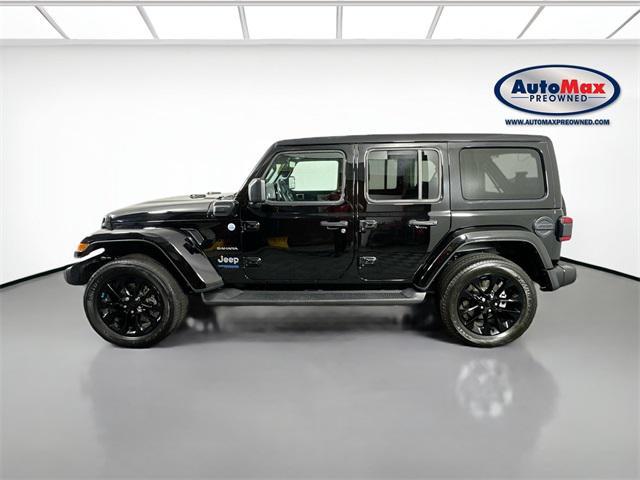 used 2022 Jeep Wrangler Unlimited 4xe car, priced at $33,500