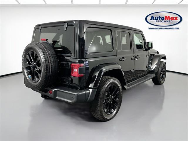 used 2022 Jeep Wrangler Unlimited 4xe car, priced at $33,500