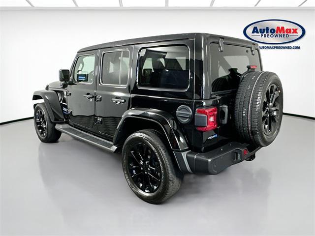 used 2022 Jeep Wrangler Unlimited 4xe car, priced at $33,500