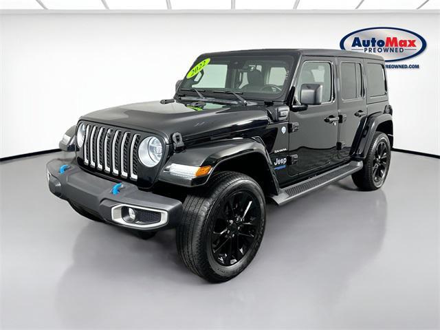 used 2022 Jeep Wrangler Unlimited 4xe car, priced at $33,500