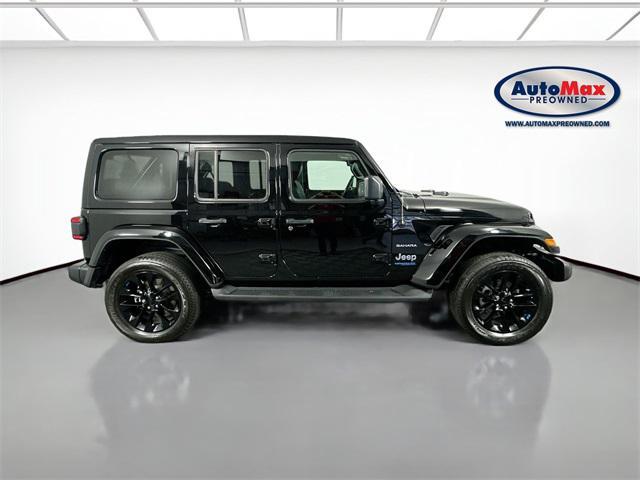 used 2022 Jeep Wrangler Unlimited 4xe car, priced at $33,500
