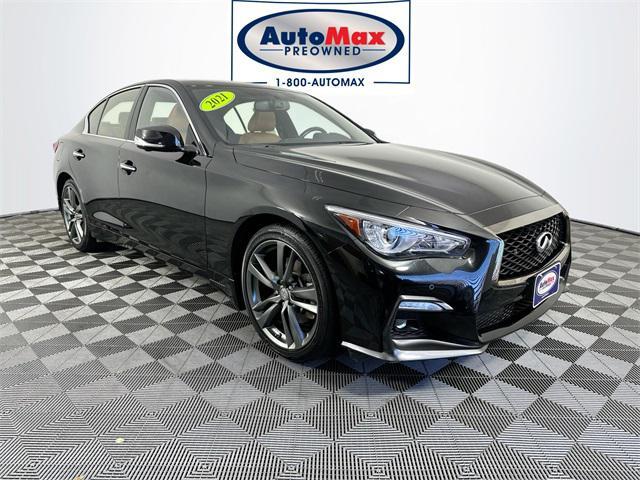 used 2021 INFINITI Q50 car, priced at $32,500