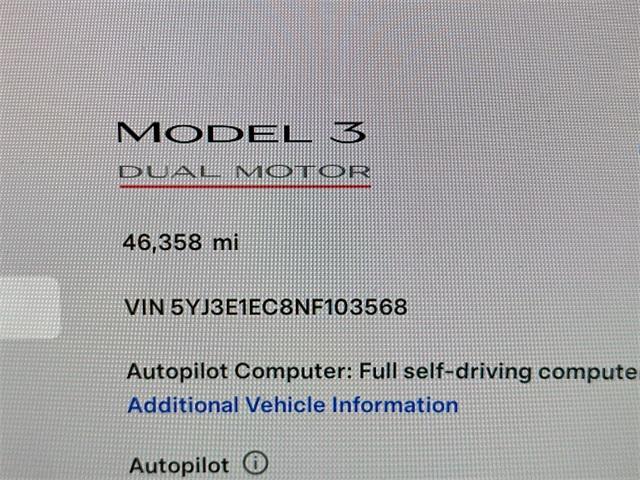 used 2022 Tesla Model 3 car, priced at $26,000