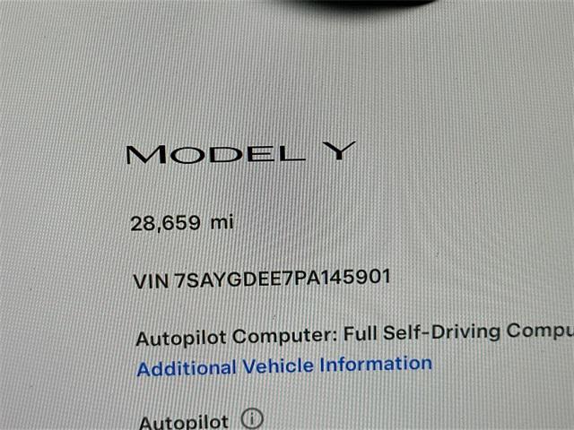used 2023 Tesla Model Y car, priced at $32,000
