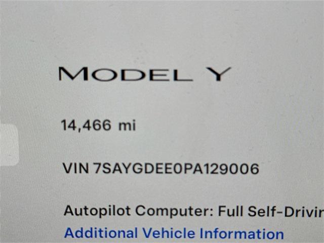 used 2023 Tesla Model Y car, priced at $33,500