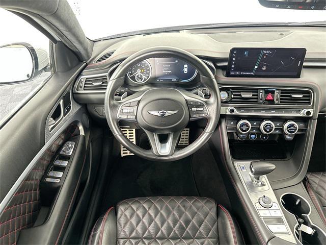 used 2022 Genesis G70 car, priced at $34,000