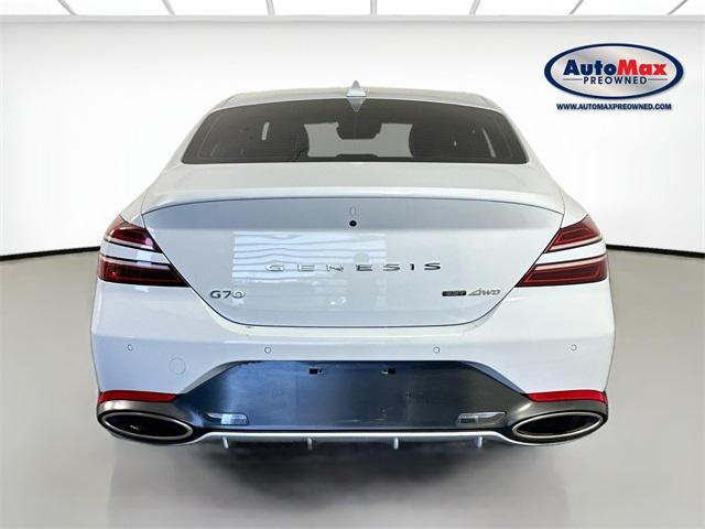 used 2022 Genesis G70 car, priced at $34,000