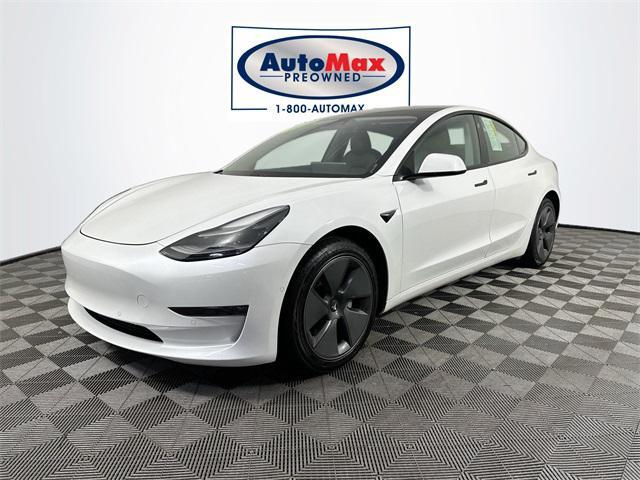 used 2021 Tesla Model 3 car, priced at $28,500