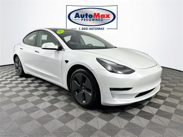 used 2021 Tesla Model 3 car, priced at $28,500