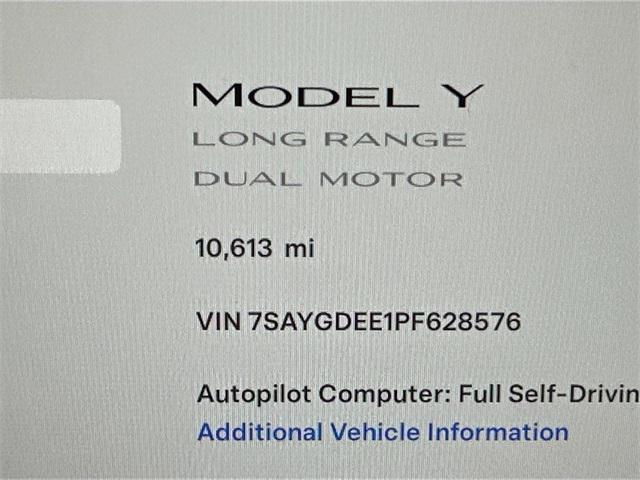 used 2023 Tesla Model Y car, priced at $35,000