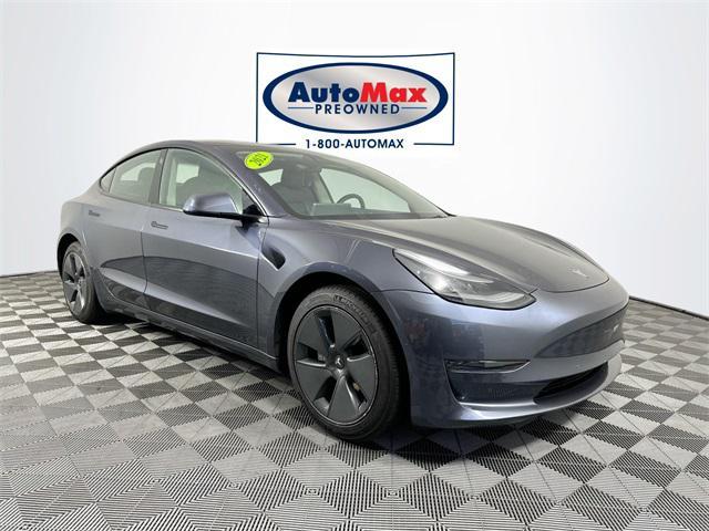 used 2021 Tesla Model 3 car, priced at $26,000