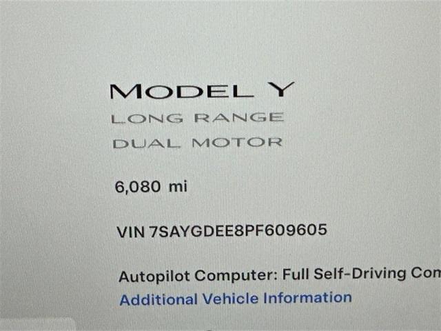 used 2023 Tesla Model Y car, priced at $35,999