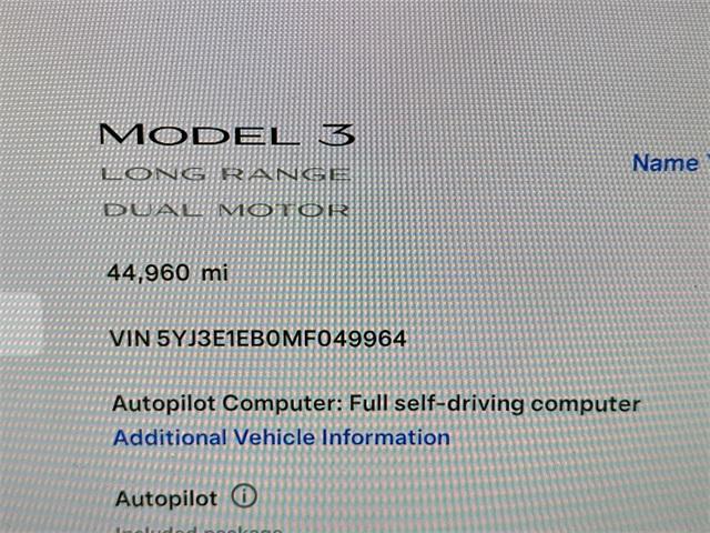 used 2021 Tesla Model 3 car, priced at $26,501