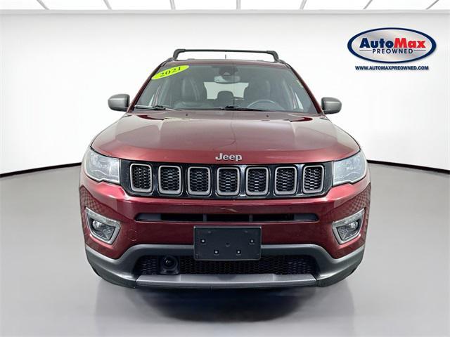 used 2021 Jeep Compass car, priced at $18,000