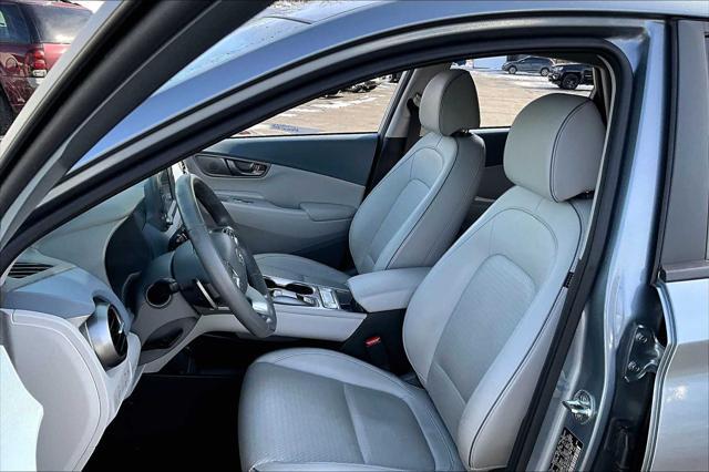 used 2021 Hyundai Kona EV car, priced at $16,900