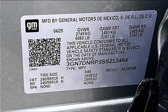 new 2025 Chevrolet Equinox EV car, priced at $39,590