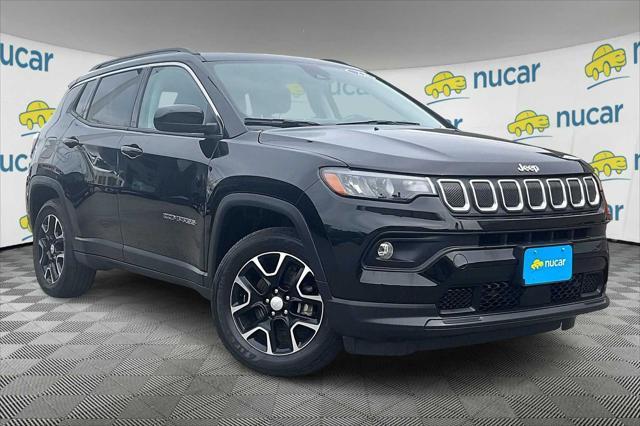 used 2022 Jeep Compass car, priced at $22,400
