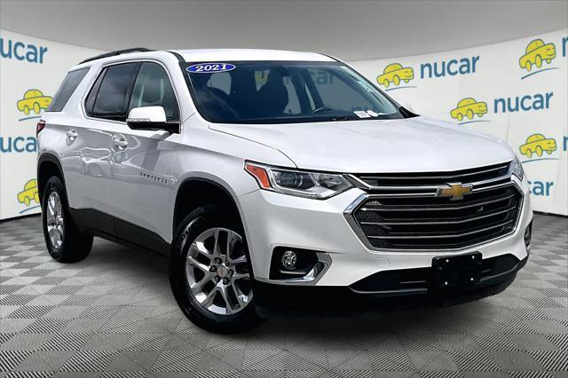 used 2021 Chevrolet Traverse car, priced at $28,489