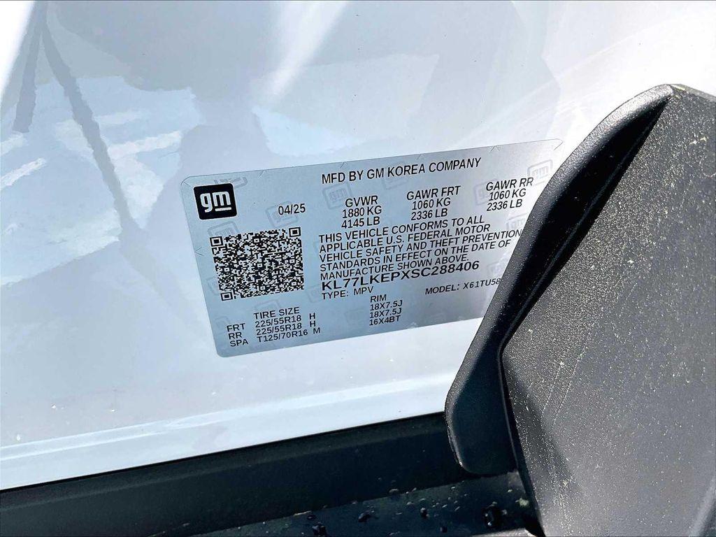 new 2025 Chevrolet Trax car, priced at $26,205