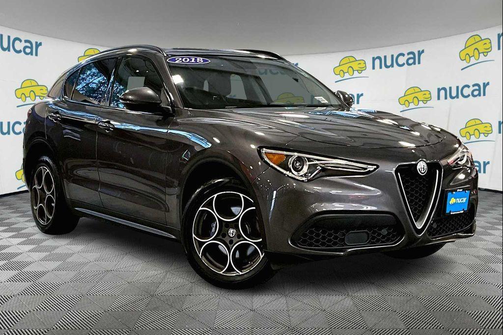 used 2018 Alfa Romeo Stelvio car, priced at $17,500