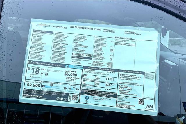 new 2025 Chevrolet Silverado 1500 car, priced at $36,740